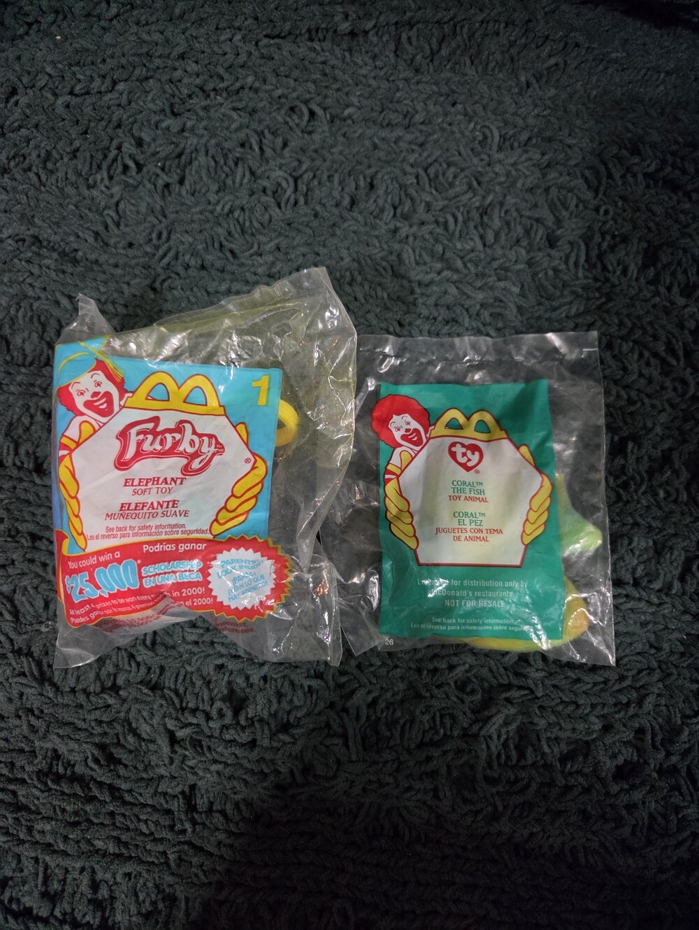 McDonald’s Happy Meal TY And Furby Plush Toy Set